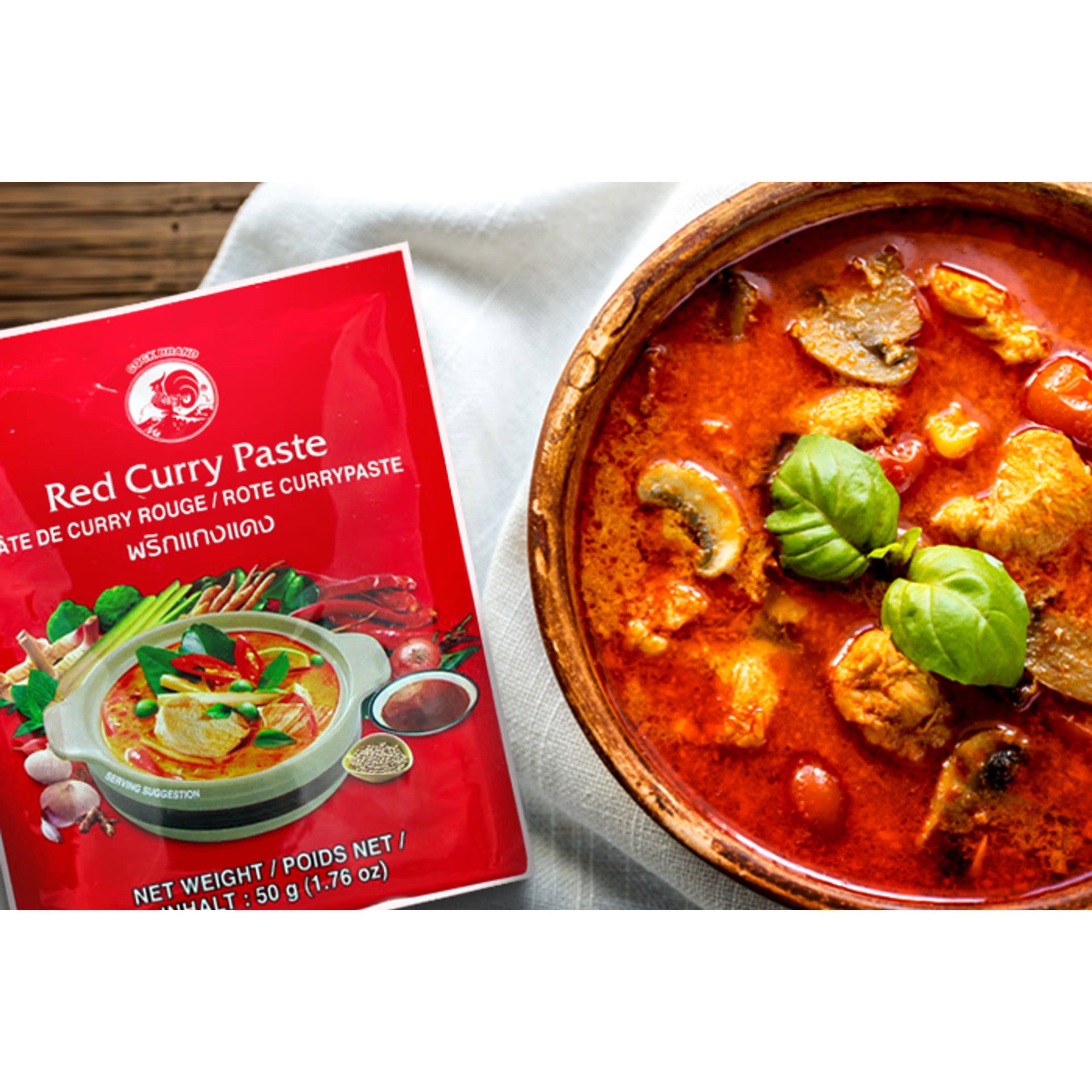 Cock Red Curry paste 50g