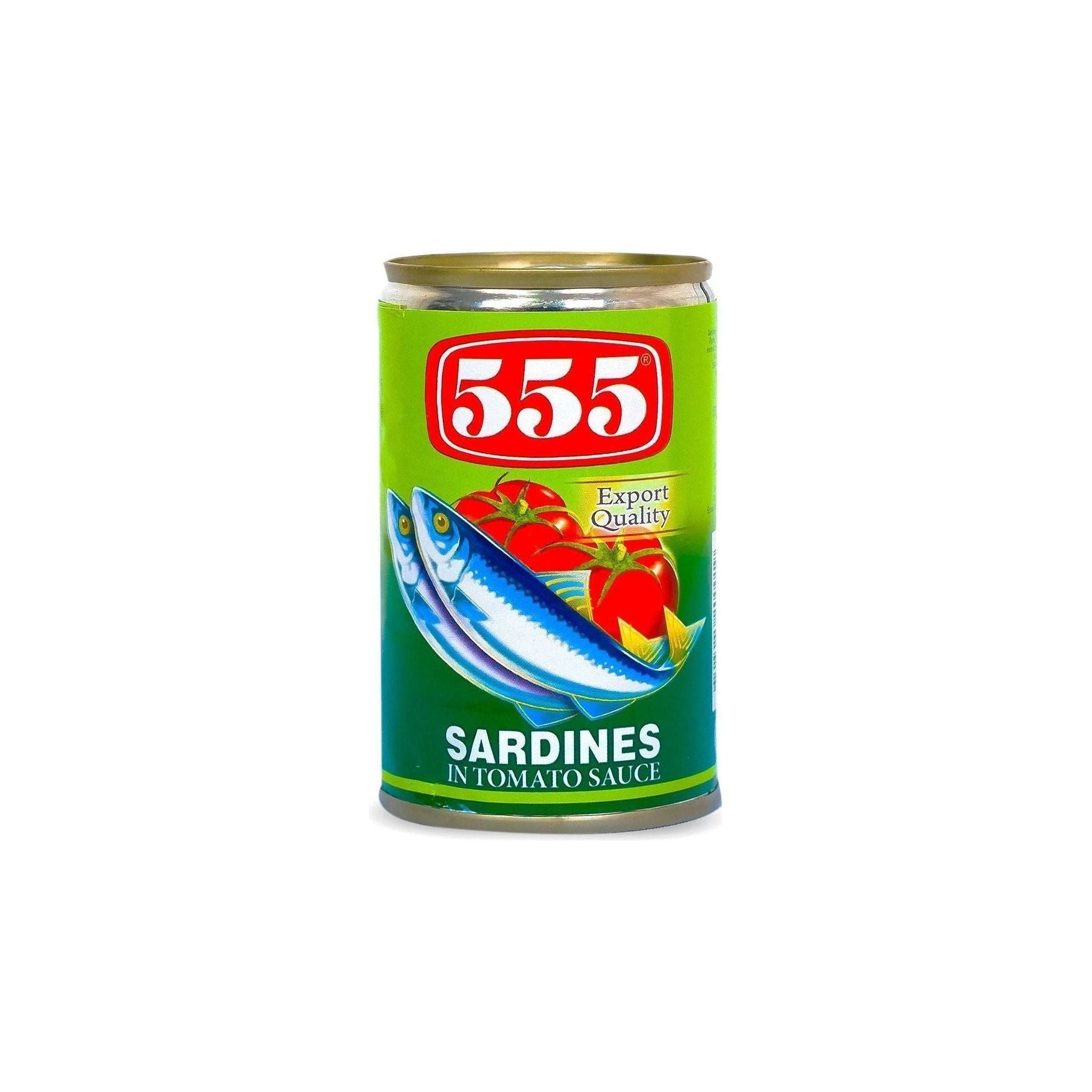 555 Sardines in Tomato Sauce 155g - Golden Buffalo Grocery Store