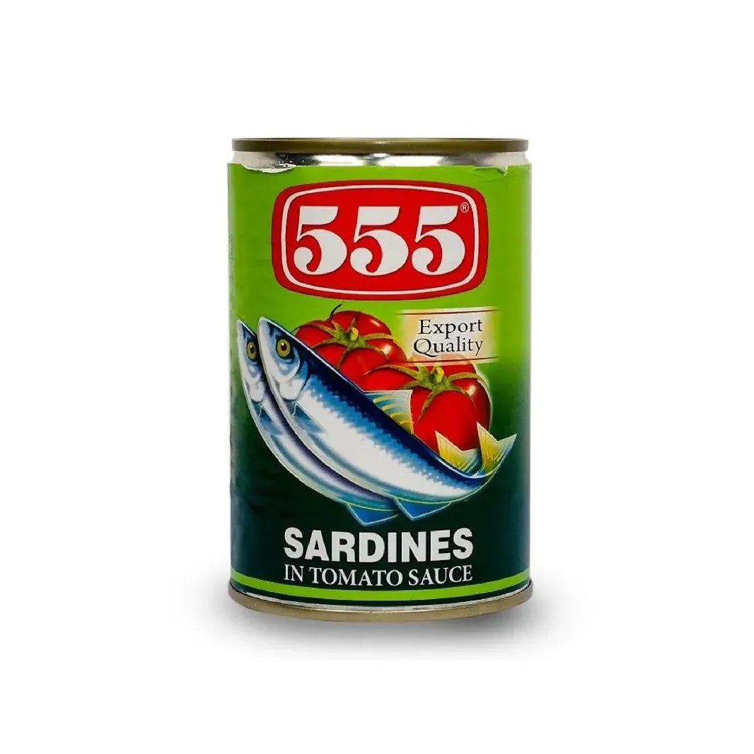 555 Sardines in Tomato Sauce 425g - Golden Buffalo Grocery Store