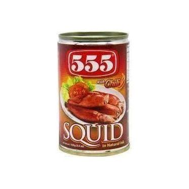 555 Squid in Chili 155g - Golden Buffalo Grocery Store