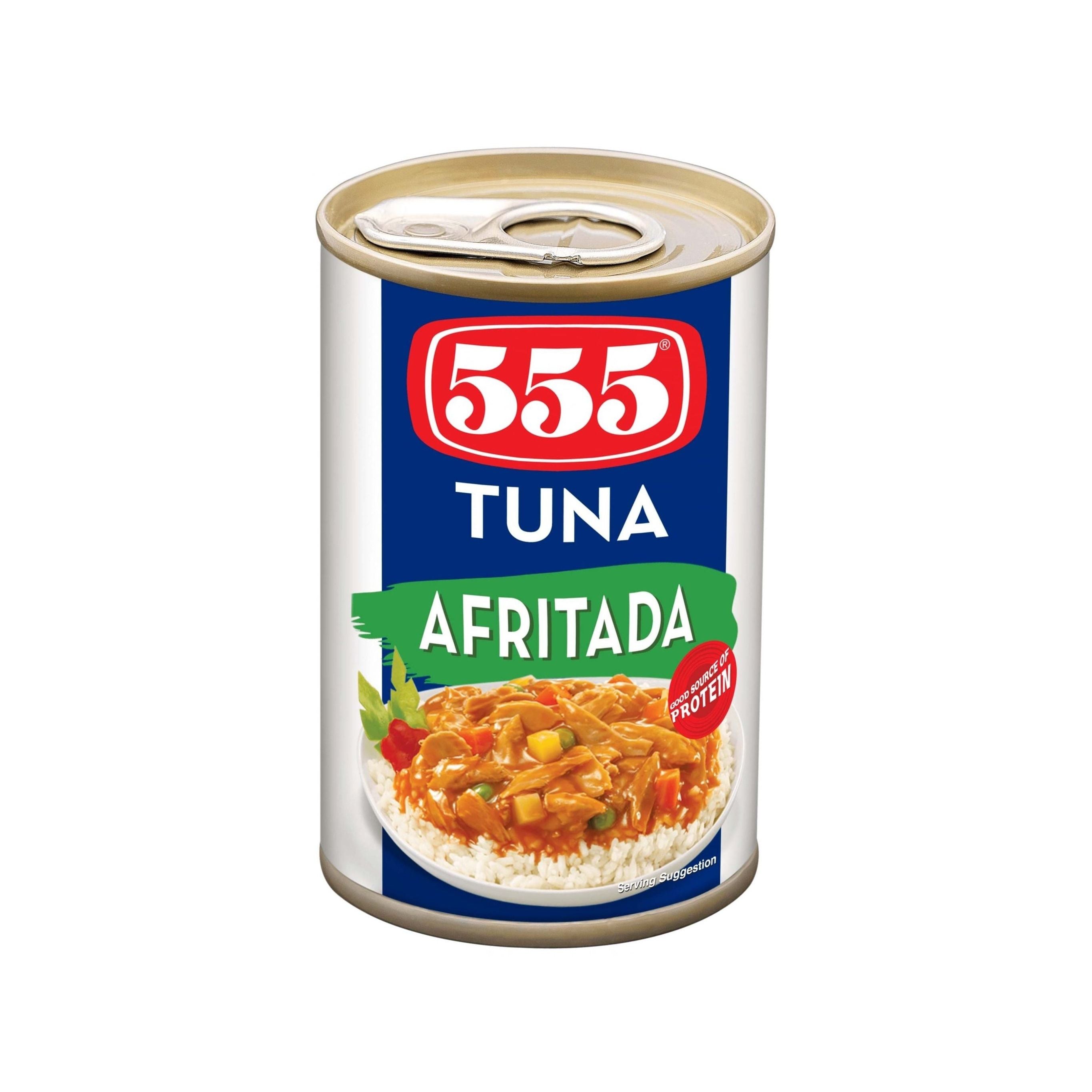 555 Tuna Afritada 155g - Golden Buffalo Grocery Store