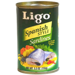 Ligo Spanish Sardines In Oil 155g