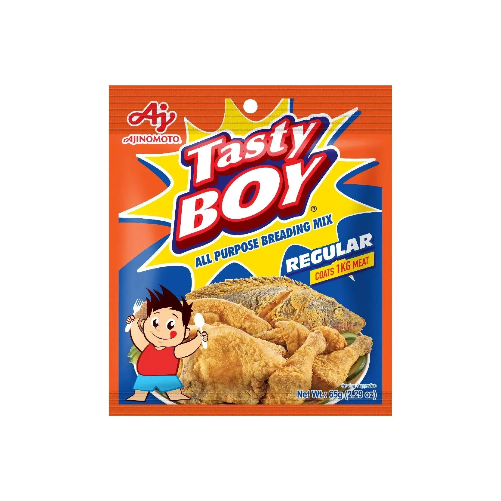 Ajinomoto Tasty Boy Breading Mix 65g x 12 - Regular - Golden Buffalo Grocery Store