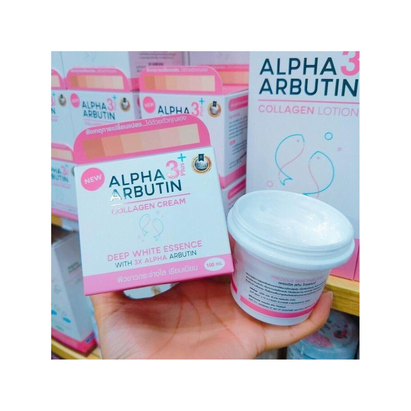 Alpha 3plus Arbutin Collagen 3 Plus Cream 100ml - Golden Buffalo Grocery Store