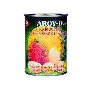 Aroy - D Rambutan with Pineapple in Syrup 565g - Golden Buffalo Grocery Store