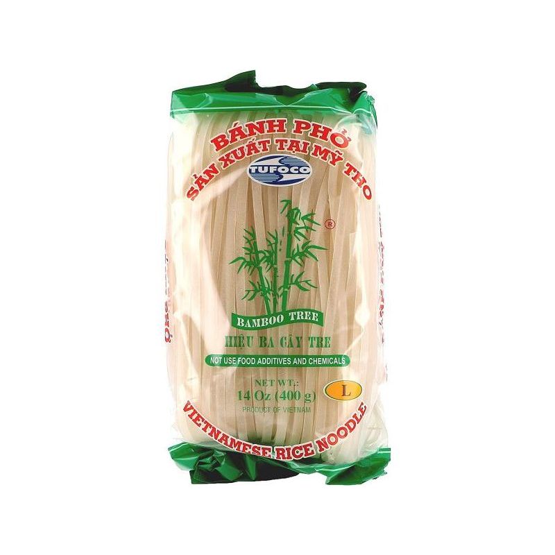 Bamboo Tree Vietnamese Rice Noodle (L) - Banh Pho 400g - Golden Buffalo Grocery Store