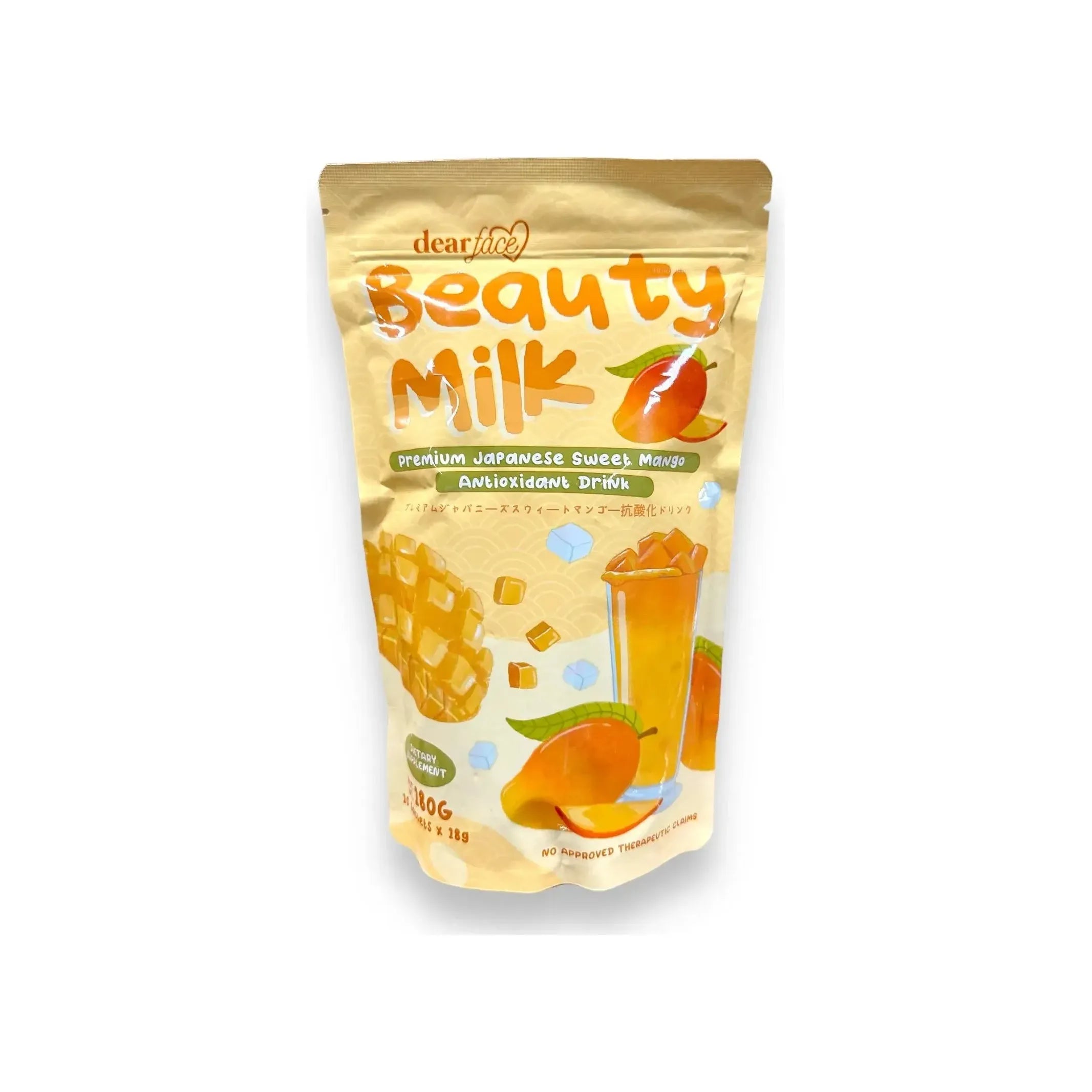Beauty Milk Sweet Mango 18g x 10 - Golden Buffalo Grocery Store