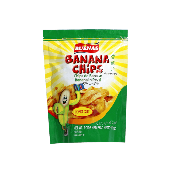 Buenas Banana Chips Long Cut 175g - Golden Buffalo Grocery Store