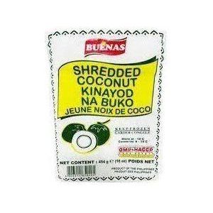 Buenas Frozen Shredded Young Coconut 227g - Golden Buffalo Grocery Store