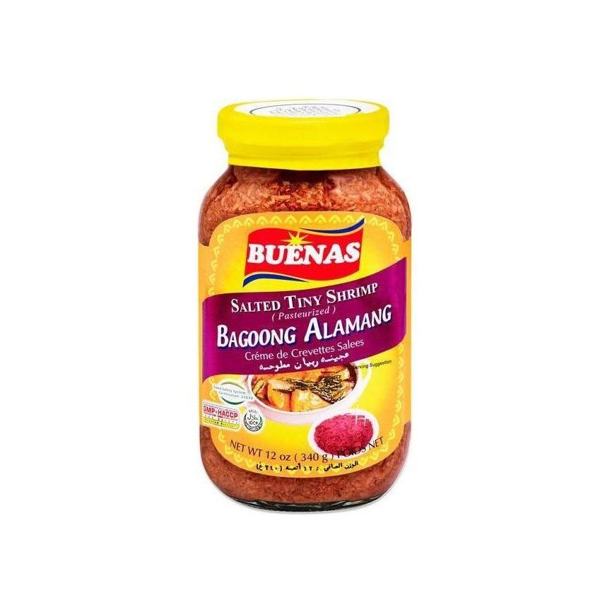 Buenas Salted Tiny Shrimp Bagoong Alamang 340g - Golden Buffalo Grocery Store