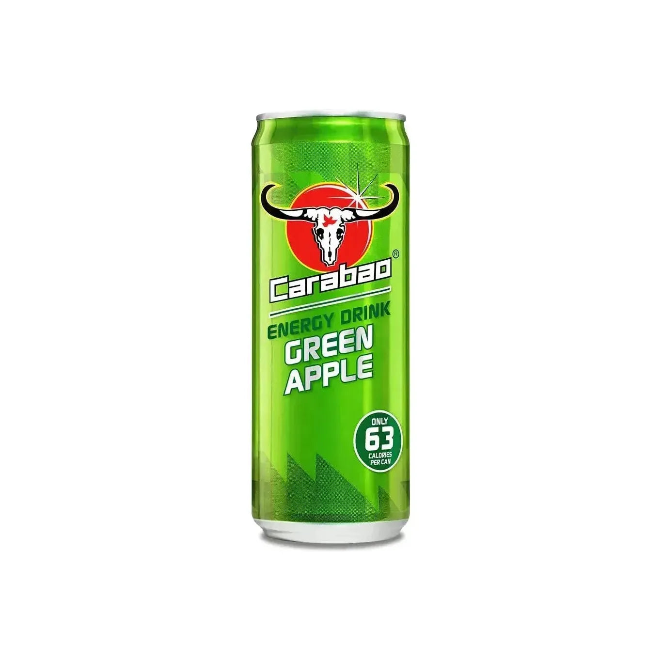 Carabao Carbonated Energy Drink Apple 330ml - Golden Buffalo Grocery Store