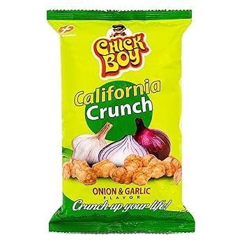 ChickBoy California Crunch Snack Onion & Garlic 100g - Golden Buffalo Grocery Store