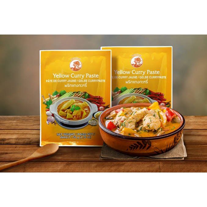 Cock Yellow Curry paste 50g - Golden Buffalo Grocery Store