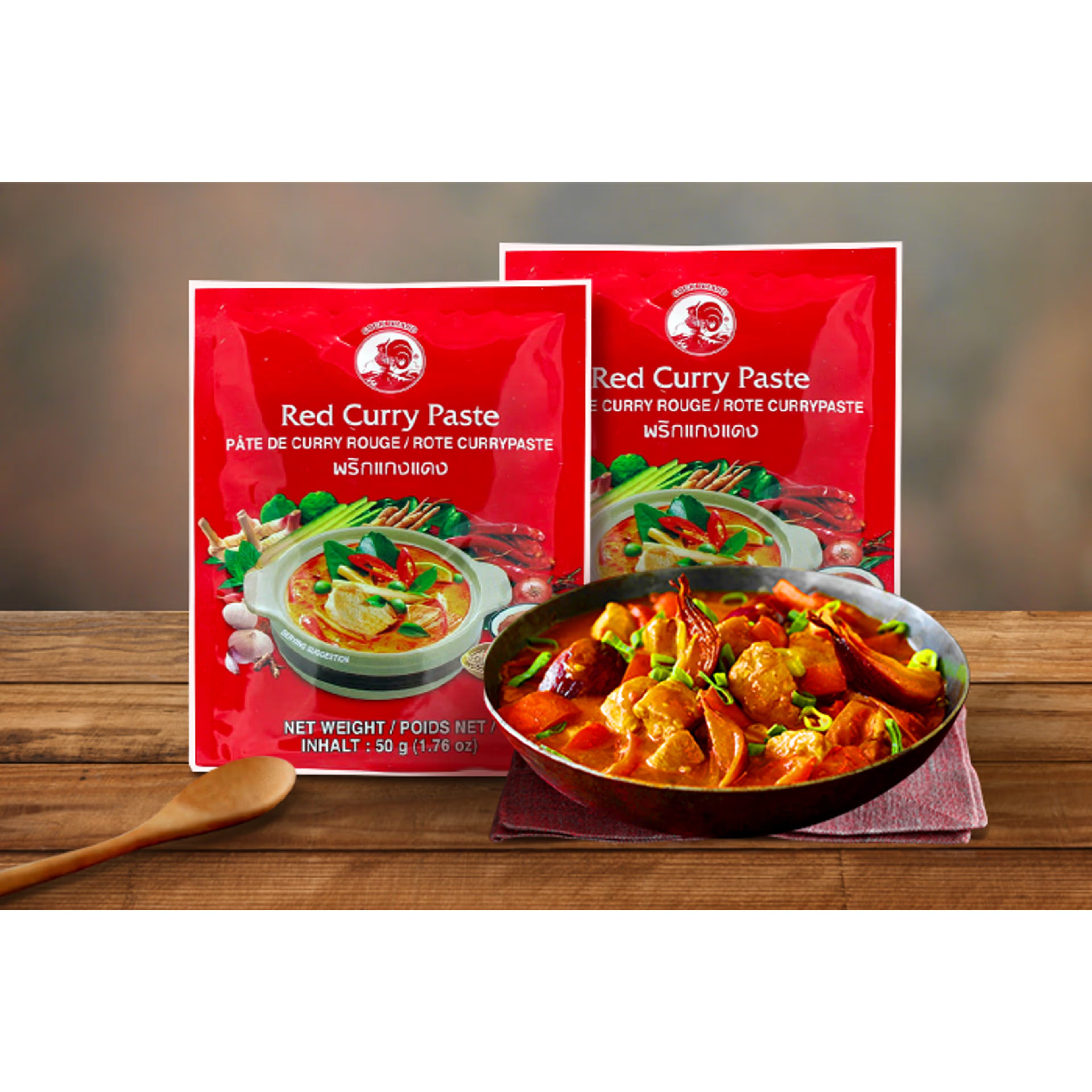 Cock Red Curry paste 50g