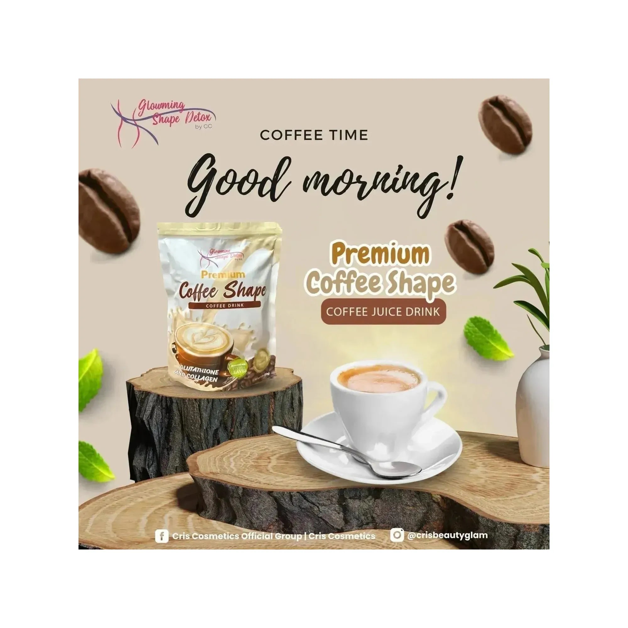 Glowing Shape Detox - Premium Coffee Shape - Golden Buffalo Grocery Store