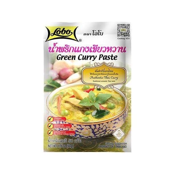 Lobo Green Curry Paste 50g - Golden Buffalo Grocery Store