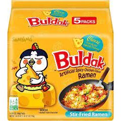 Samyang Hot Chicken Cheese Ramen 140gx5 - Golden Buffalo Grocery Store