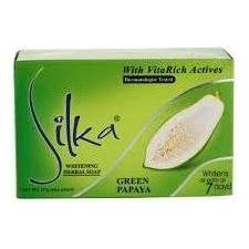 Silka Whitening Herbal Soap 135g Green Papaya - Golden Buffalo Grocery Store