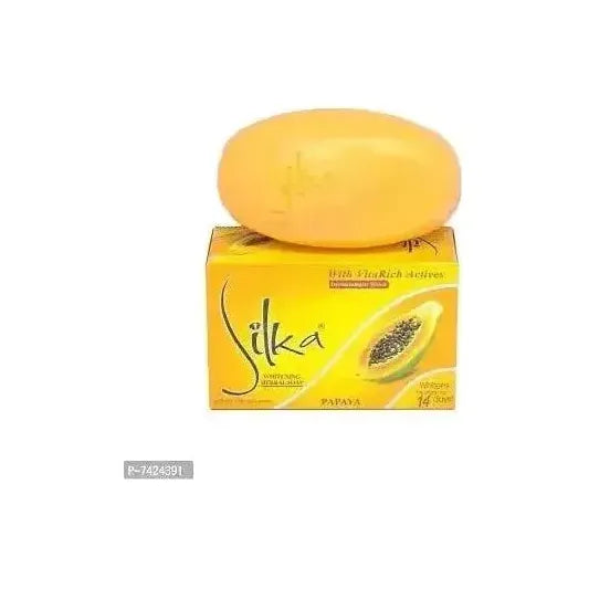 Silka Whitening Herbal Soap 135g Papaya - Golden Buffalo Grocery Store