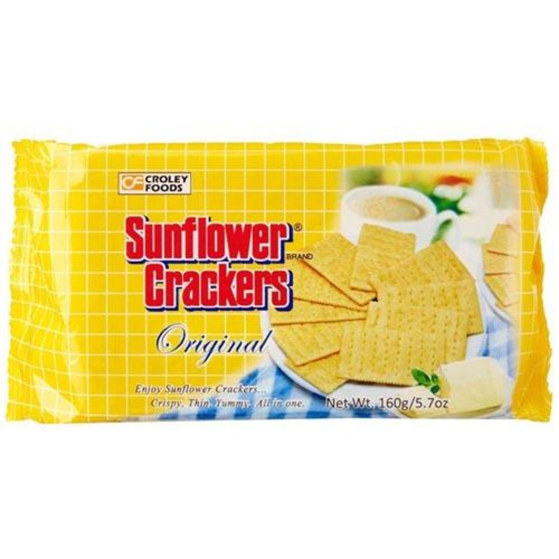 Sunflower Crackers Original 160g - Golden Buffalo Grocery Store