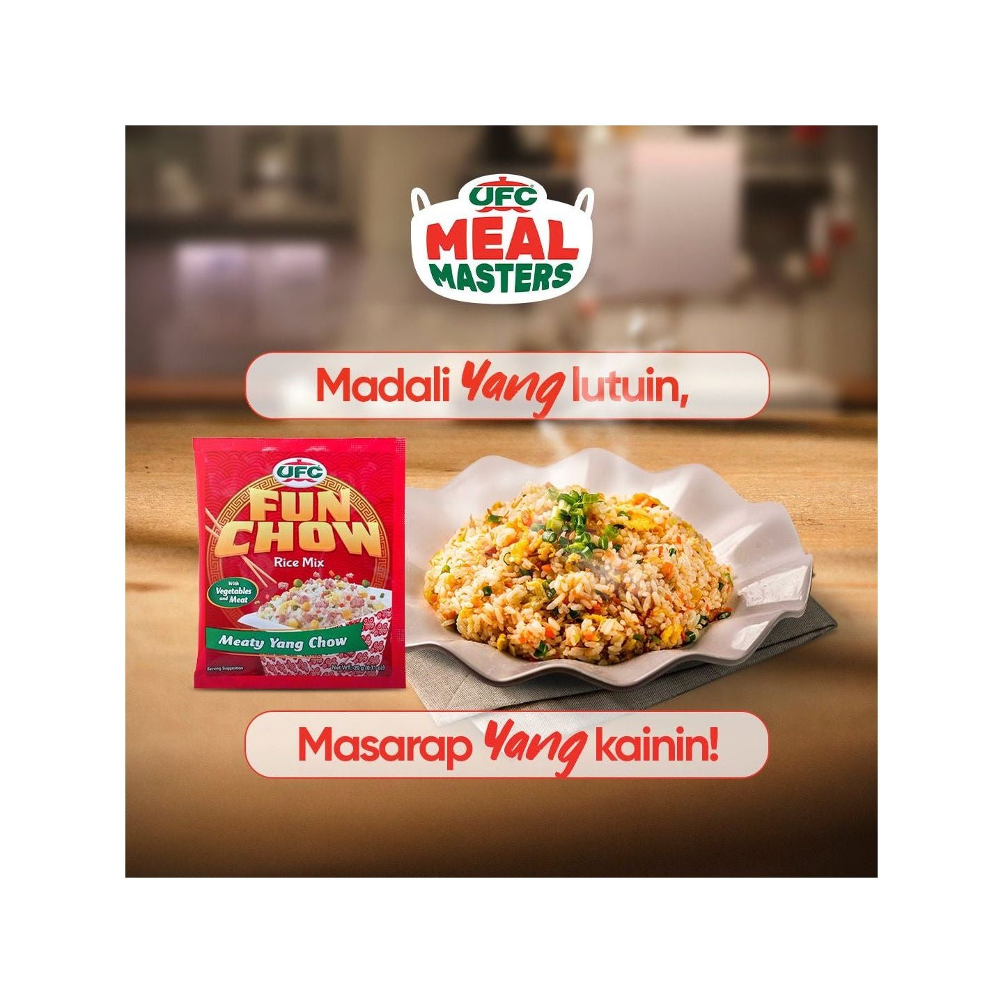 UFC Fun Chow Rice Mix - Meaty Yang Chou 20g - Golden Buffalo Grocery Store