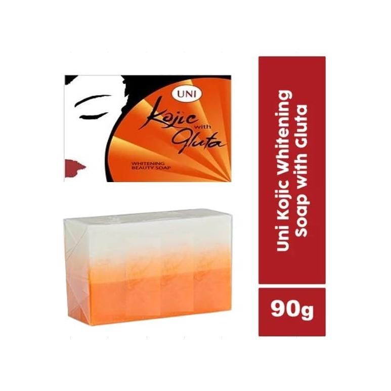 Uni Kojic Whitening Beauty Soap with Glutathione 90g - Golden Buffalo Grocery Store
