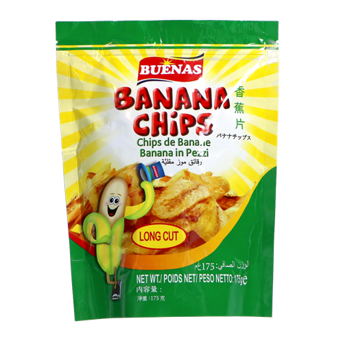 Buenas Banana Chips Long Cut 175g