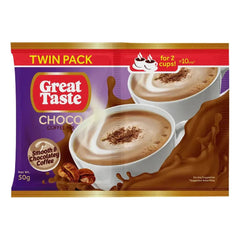 Great Taste Choco Coffee Mix Twin Pack Buy 9 Get 1 Free