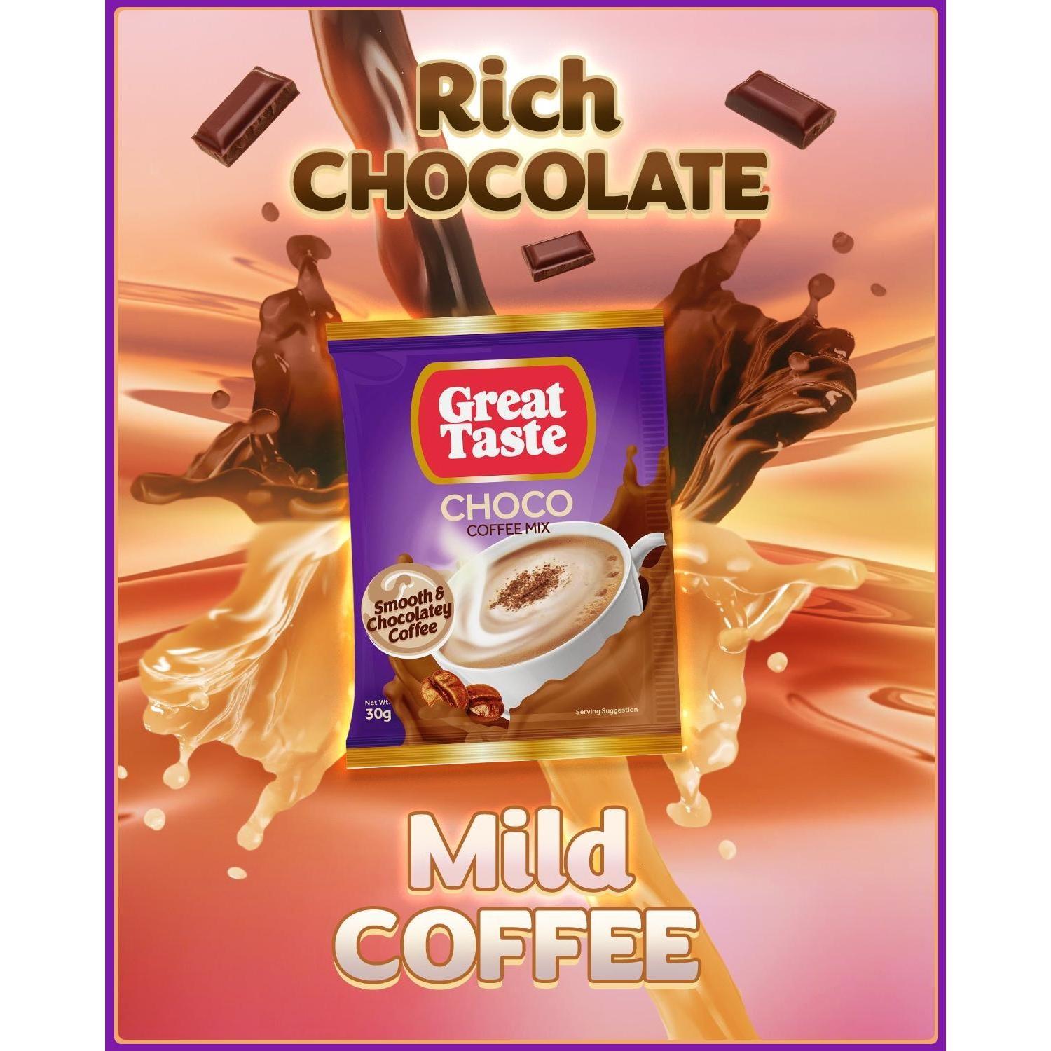 Great Taste Choco Coffee Mix Twin Pack Buy 9 Get 1 Free