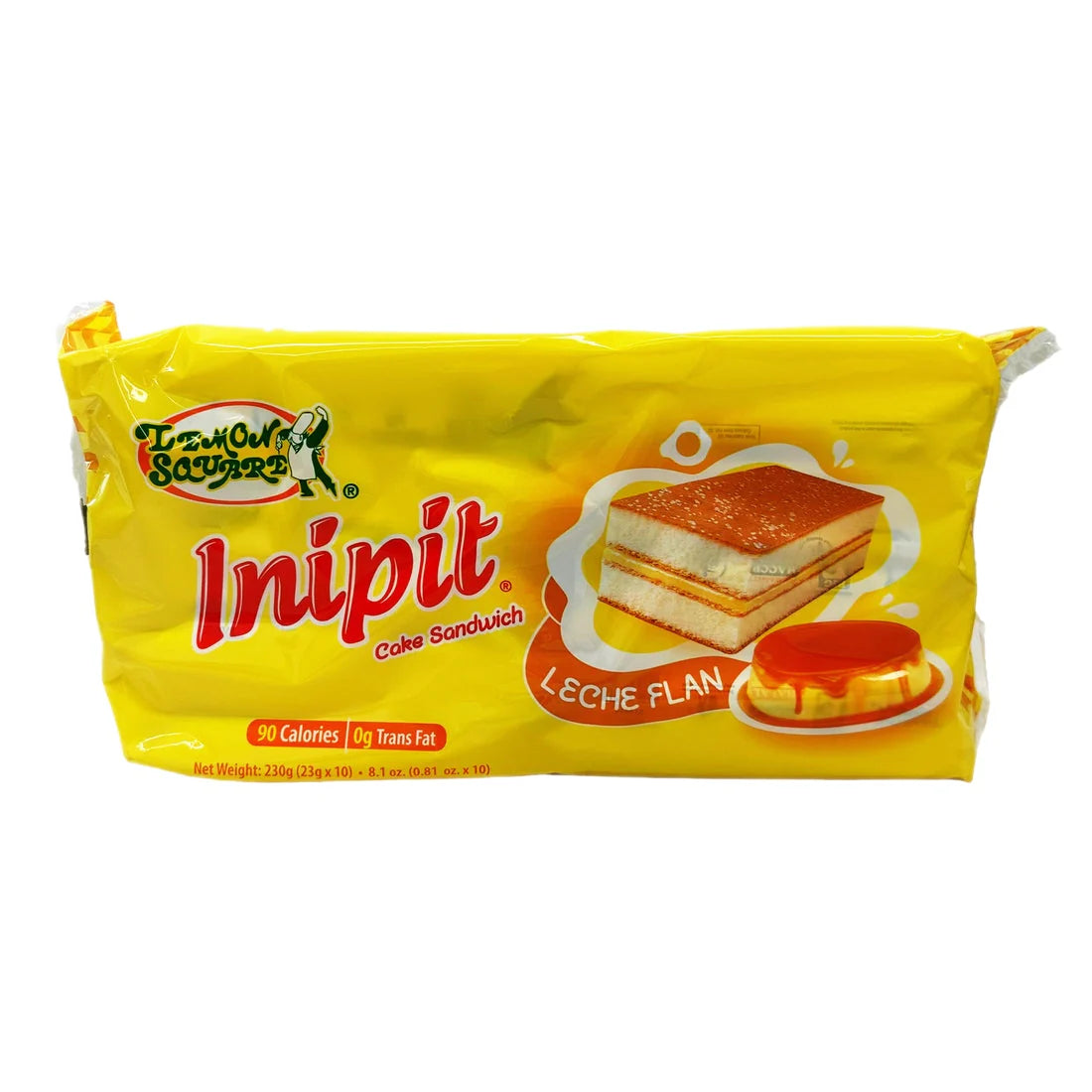Lemon Square Inipit Leche Flan 23g x 10