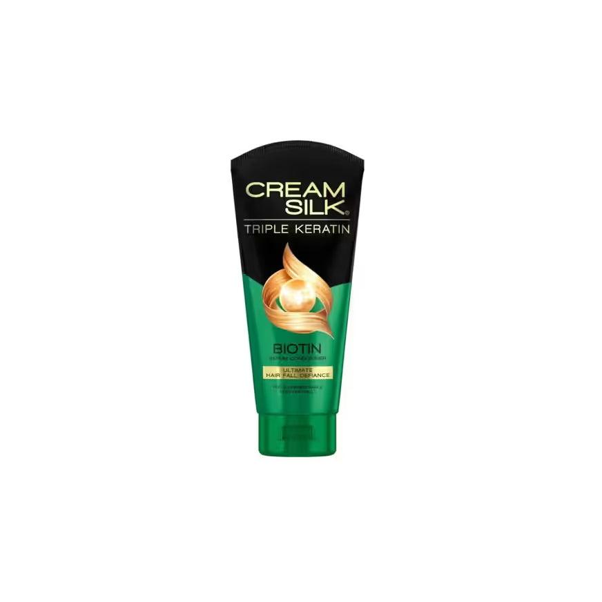Cream Silk Conditioner Triple Keratin Hair Fall Defiance  170ml(Green)
