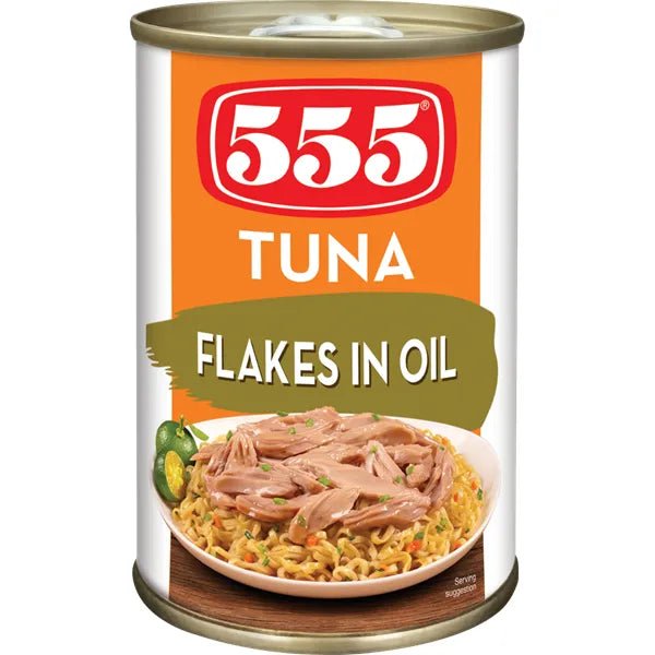 555 Tuna Flakes in Vegetable Oil 155g - Golden Buffalo Grocery Store