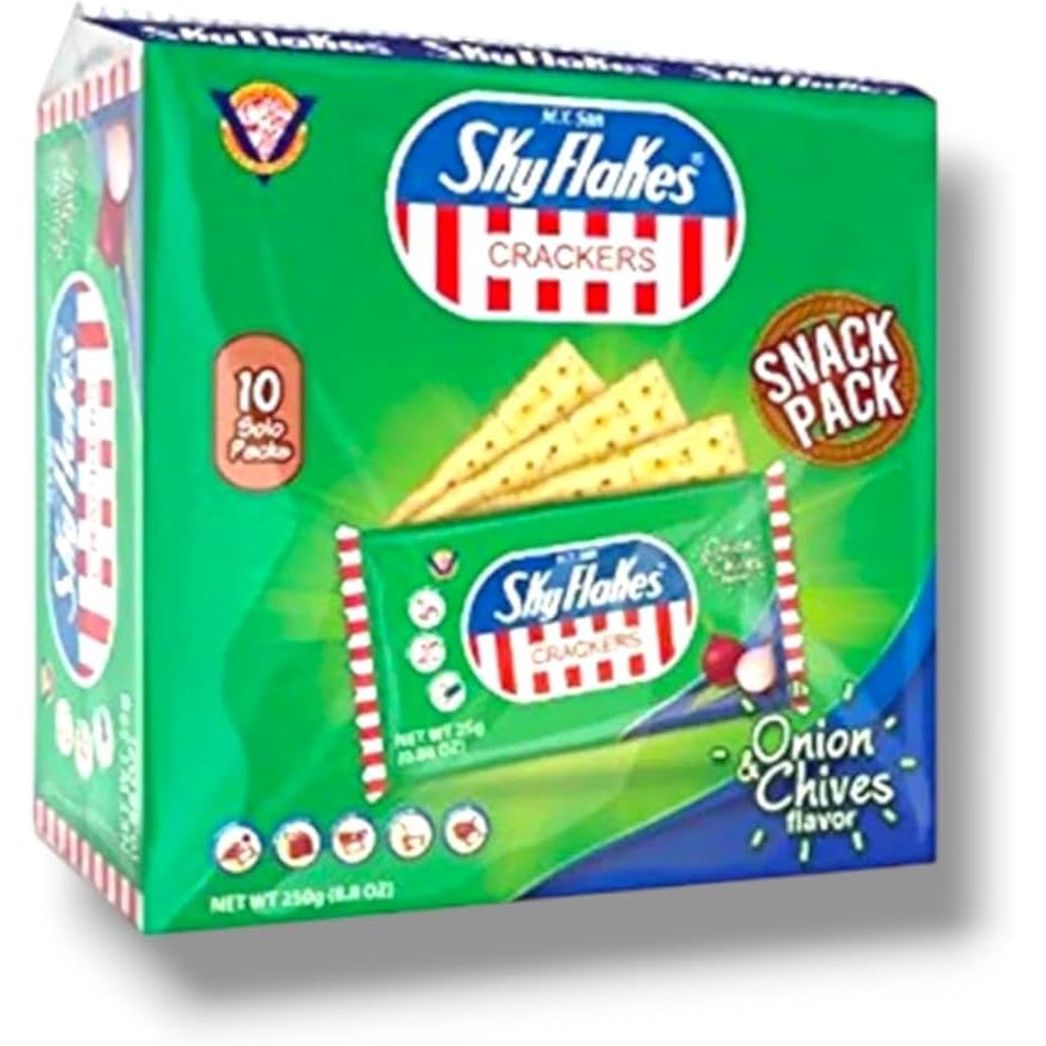 M.Y. San Skyflakes Snack Pack Onion & Chives 250g