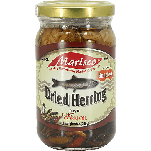 Marisco Dried Herring Tuyo in Hot Corn Oil 240g (Boneless)