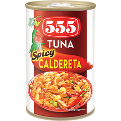 555 Tuna Spicy Caldereta 155g - Golden Buffalo Grocery Store