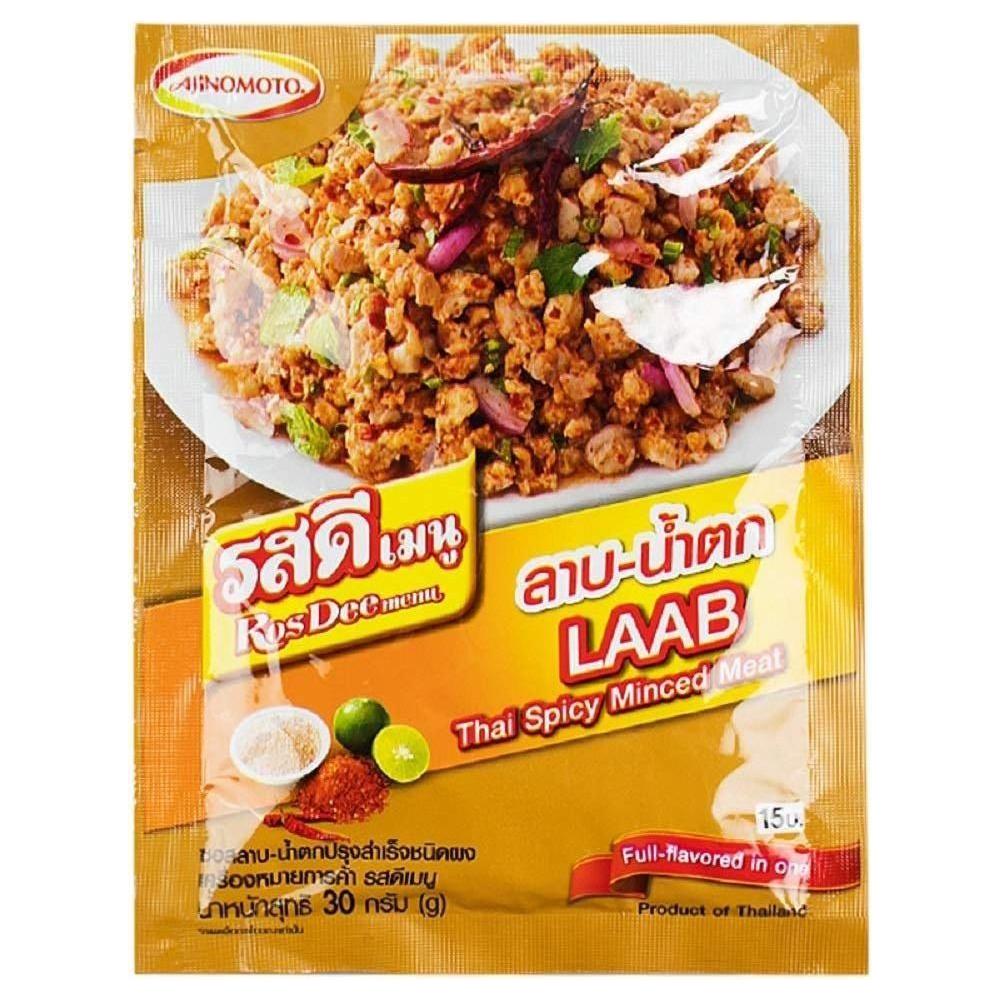 Ajinomoto Rosdee Thai Spicy Minced Meat 30g Laab Namtok