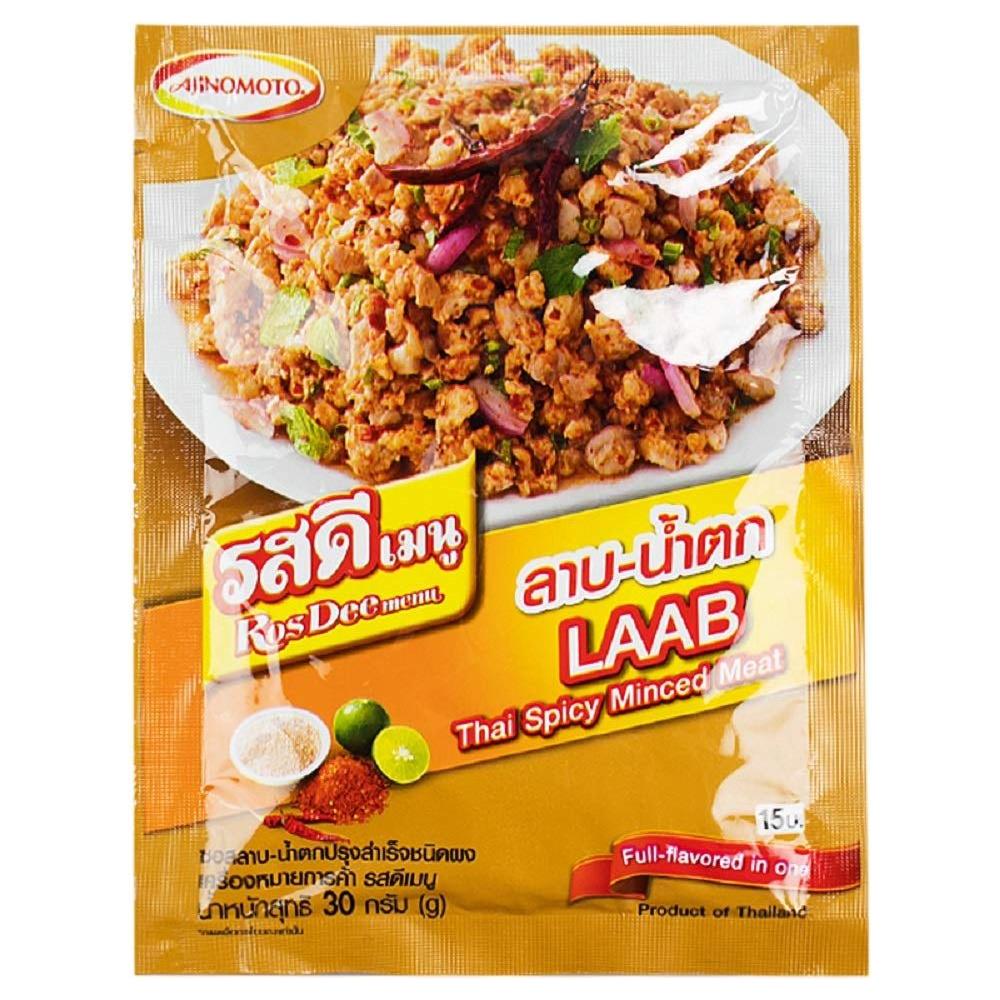 Ajinomoto Rosdee Thai Spicy Minced Meat 30g Laab Namtok