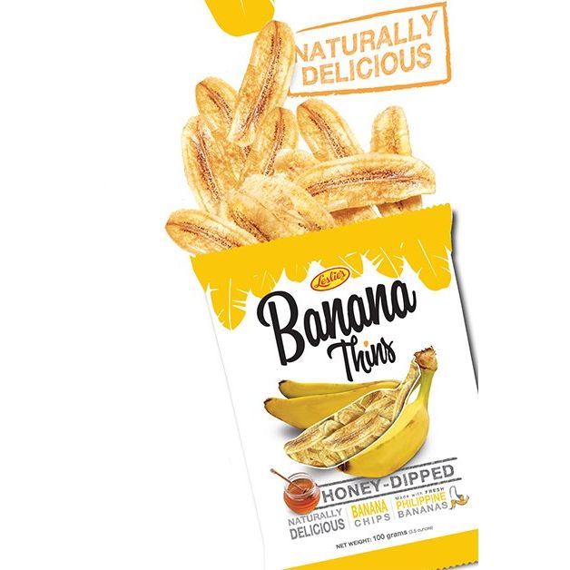Leslie's Banana Thins 100g