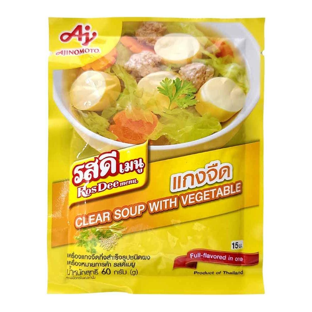 Ajinomoto Rosdee Clear Soup with Vegetable Powder 60g - Golden Buffalo Grocery Store