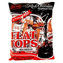 Ricoa Flat Tops Chocolate 150g