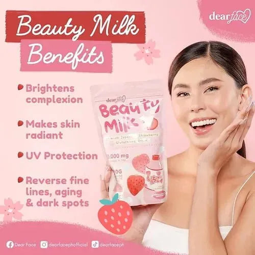 Beauty Milk Japanese Strawberry 18g x 10