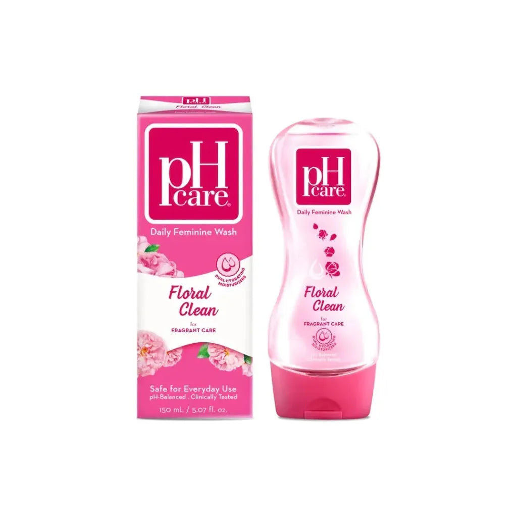 PH Care Intimate Wash Pink Floral Clean 150ml