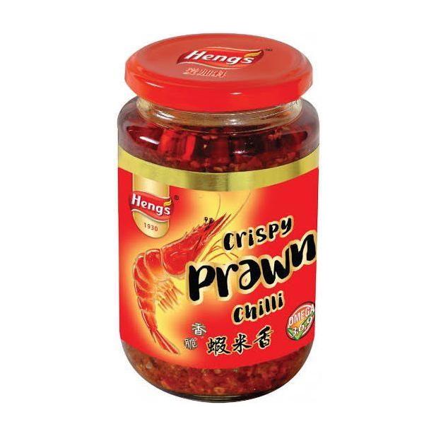 Heng's Crispy Prawn Chili Sauce 340g - Golden Buffalo Grocery Store