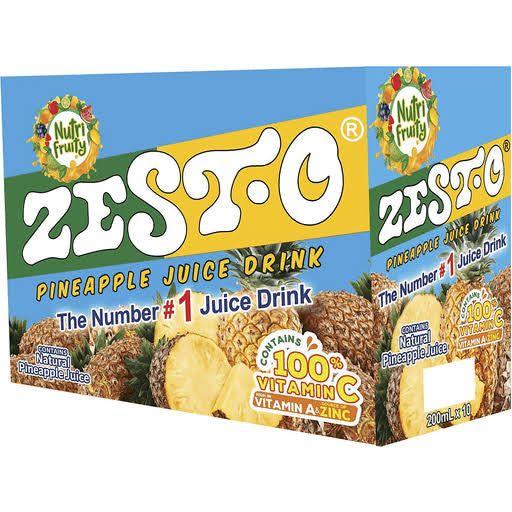 Zest O Pineapple Juice Box (10 pouches)