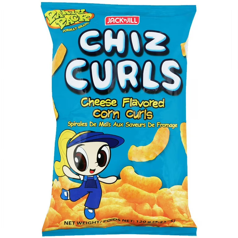 J&J Chiz Curls Party Pack 120g