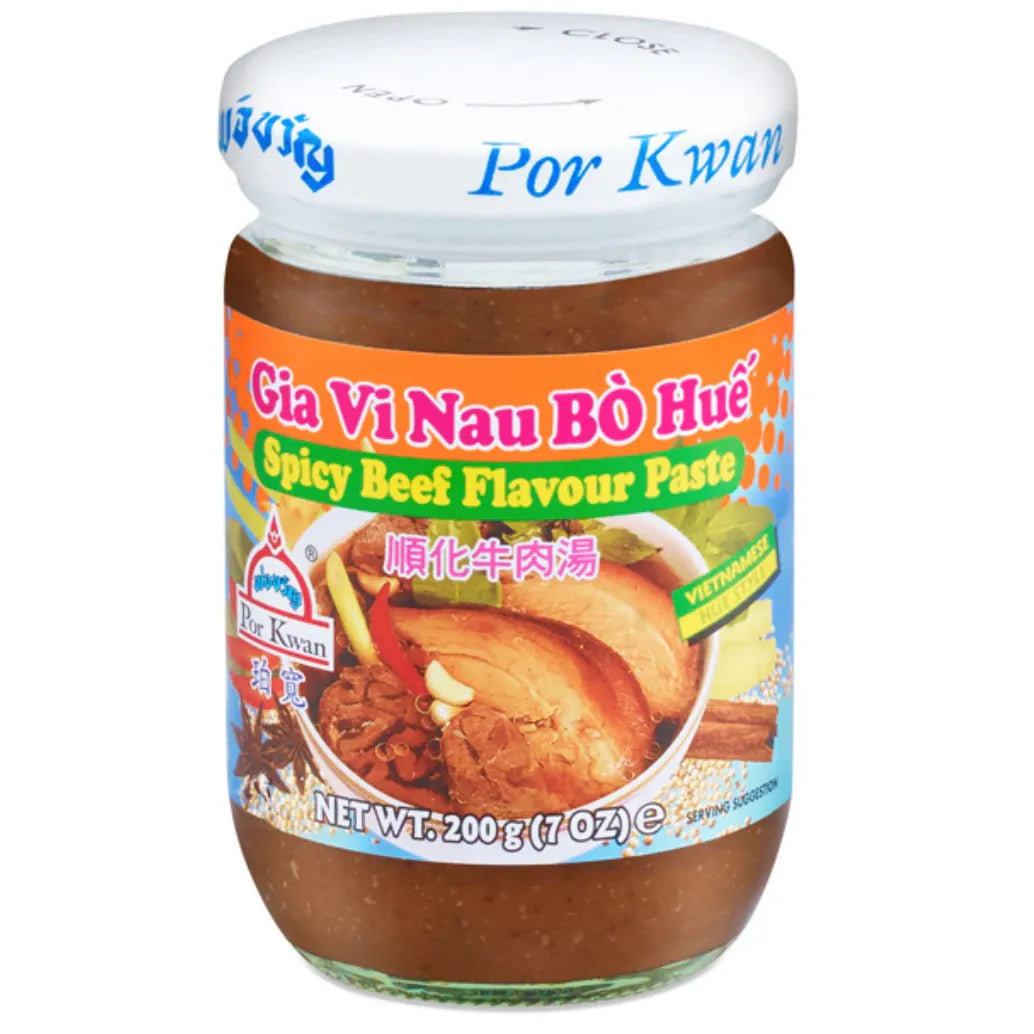 Por Kwan Spicy Beef Flavour Paste 200g