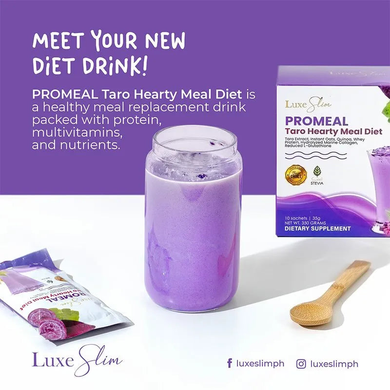 Luxe Slim Promeal Taro Hearty Meal Diet 350g