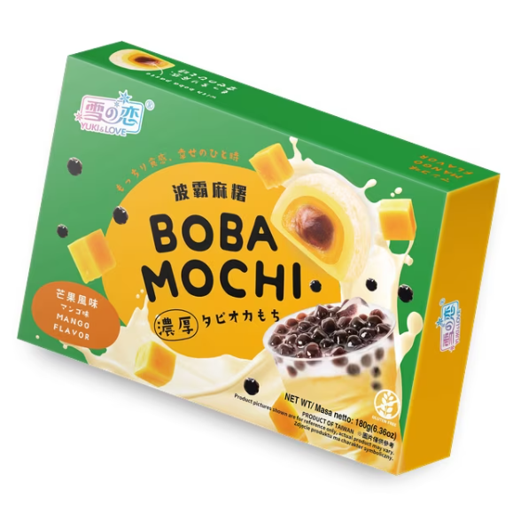 Yuki & Love Boba Mochi Mango 180g