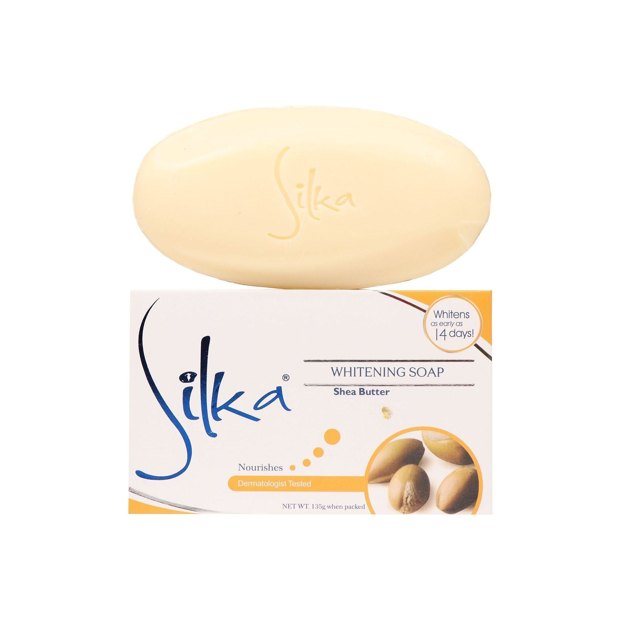 Silka Whitening Herbal Soap Shea Butter 135g