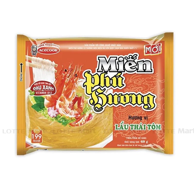 Acecook Mien Phu Huong - Thai Shrimp Hot Pot 60g - Golden Buffalo Grocery Store